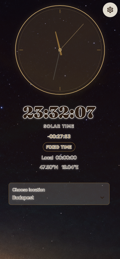Illusztratív Helio skin, rögzített budapesti tesztidővel: 23:32:07